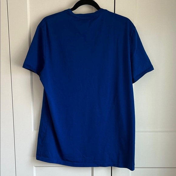Burberry Royal Blue V-Neck Women's Tee | XL - Picture 7 of 8